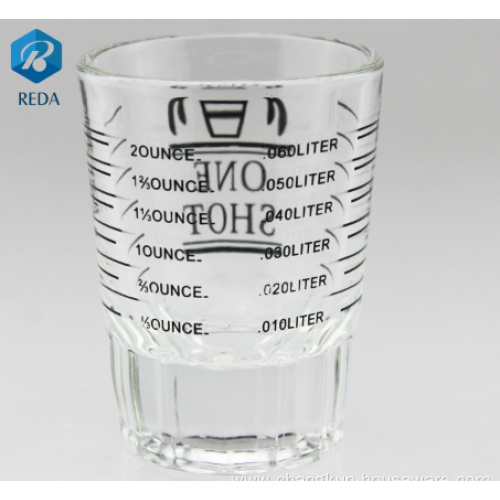 High quality Measuring Wine Glass Espresso Shot Glass